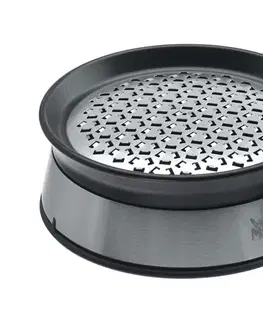 Dózy na potraviny WMF - Strúhadlo na zázvor, priemer 9 cm, nerezová oceľ/čierna 644646030
