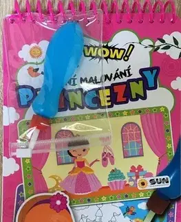 Nalepovačky, vystrihovačky, skladačky WOW! Vodní malování: PRINCEZNY
