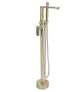 Kúpeľňové batérie REA - Voľne stojaca batéria Logan Brush Gold REA-B2221