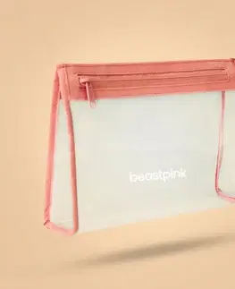 Tašky do fitka BeastPink Toaletná taška Transparent