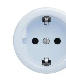 Predlžovacie káble Reblig - Retro domová zásuvka SCHUKO 230V/16A bez rámčeka, modrá M/ZS