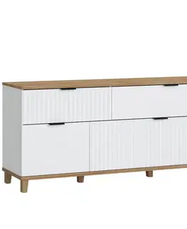 Všetky produkty TV stolík Plissee PLIF01 biela alpin