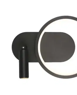 Svietidlá  LED Nástenné svietidlo LED/14W/230V 4000K čierna 14980