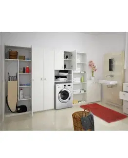 Kúpeľňový nábytok KONDELA Natali kúpeľňa biela