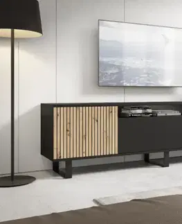TV stolíky ArtPK TV stolík ROSS 200 | kovové nohy Prevedenie: TV stolík bez LED osvetlenia