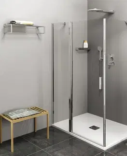 Sprchové dvere POLYSAN - ZOOM obdĺžniková sprchová zástena 1400x700 L/P varianta ZL1314ZL3270
