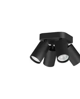 Svietidlá Ideal Lux - LED bodové svietidlo DYNAMITE 4xGU10/7W/230V CRI 90 čierna 371290
