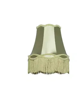 Tienidlo na lampu Lampa z látky zelená 30 cm - Granny