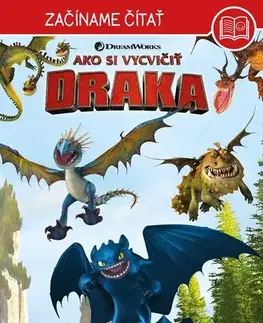 Dobrodružstvo, napätie, western Ako si vycvičit draka: Noví priatelia - Začíname čítať - neuvedený,Veronika Baluchová