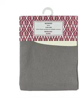 Bytový textil Bavlnený obrus MODERN šedý 140x180