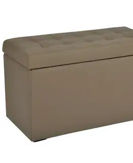 Taburetky na sedenie Taburetka Box M cappuccino
