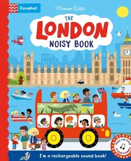 Leporelá, krabičky, puzzle knihy The London Noisy Book - Campbell Books