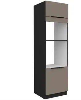 Kuchynské skrinky stojace Kuchynská skrinka Aria-Ta/Bl Anti Fingerprint 60dpm-210 2f