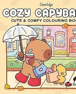 Pre deti a mládež - ostatné Cozy Capybara - Cute & comfy colouring book - Coco Wyo