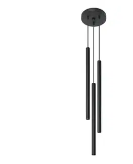 Svietidlá  SL.0471 - Luster na lanku PASTELO 3P 3xG9/8W/230V čierna SL.0471
