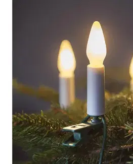 LED osvetlenie  Rozšíriteľný vonkajší LED reťaz FELICIA FILAMENT 20xE10 14 m biela/teplá biela IP44 192014.B.prodlouzeni
