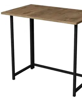 Moderné kancelárske stoly Písací stôl skladaný Fd-5080fsd-001 prírodná/čierna