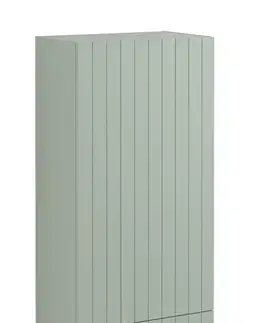 Kúpeľňový nábytok SAPHO - ESPACE STRIP skrinka 50x172x32cm, 2x dvierka, ľavá/pravá, verde ESC450-4444S