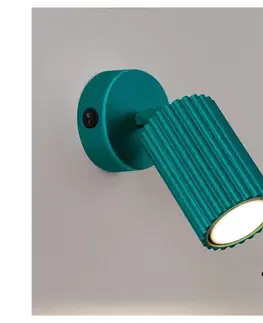 Svietidlá BRILAGI - LED nástenné bodové svietidlo CRESTO 1xGU10/10W/230V tyrkysové BR.1946