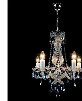 Svietidlá Wranovsky JWZ102052101 - Krištáľový luster na reťazi DE LUXE 5xE14/40W/230V JWZ102052101