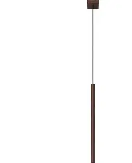 Svietidlá  SL.2145 - Luster na lanku PASTELO 1xG9/8W/230V hnedá SL.2145