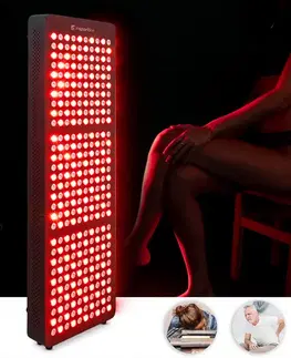 Infračervené panely Infračervený LED panel inSPORTline Lustar - 300 LED čierna