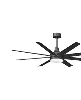 Ventilátory ZE - LED stmievateľný stropný látor LED/24W/230V 2700-6500K 165cm čierny + diaľkové ovládanie B10313AFHJ