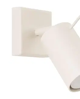 Svietidlá  SL.1494 - Nástenné bodové svietidlo RING 1xGU10/10W/230V krémová SL.1494