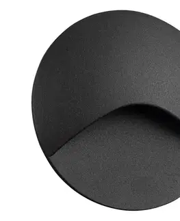 LED osvetlenie  39134 - LED schodiskové svietidlo EXIN LED/2,5W/230V 4000K IP65 antracitové, okrúhle 39134