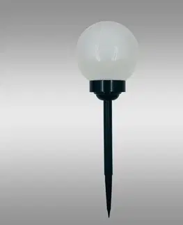 Solárne dekoračné lampy Solárna lampa GUĽA 20CM BLACK EKO0589