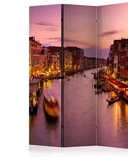 Paravány Paraván City of lovers, Venice by night Dekorhome