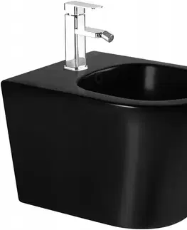 Doplnky do kúpeľne MEXEN - Bidet Rico závesné, čierna matná 35724885