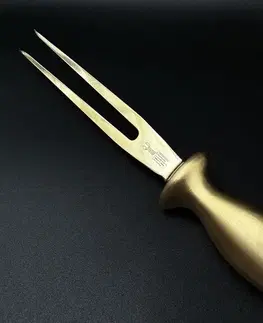 Kuchynské nože IVO Vidlička na mäso IVO ViRTU GOLD 18 cm 39026.18