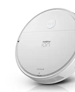 Predlžovacie káble Niceboy ION Charles i6 - Inteligentný robotický vysávač 2v1 2600 mAh Wi-Fi biela charles-i6-white