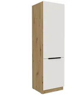 Kuchynské skrinky stojace Kuchynská skrinka Aria-Wh/Ar Anti Fingerprint 60lo-210 2f