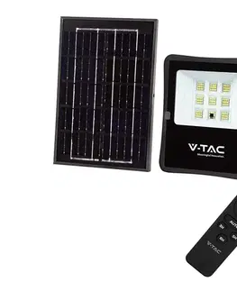 LED osvetlenie  LED vonkajší solárny reflektor 6W/3,2V 6400K IP65 6964