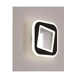 Svietidlá Eglo 901239 - LED Nástenné svietidlo MACCHIONI LED/12W/230V 4000K čierna 901239