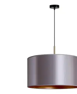 Svietidlá  - Luster na lanku CANNES 1xE27/15W/230V pr. 45 cm strieborná/medená 602440
