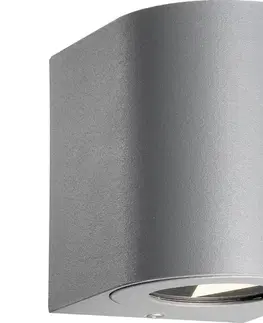 Svietidlá Nordlux - LED vonkajšie nástenné svietidlo CANTO 2xLED/5,5W/230V IP44 sivá 49701010