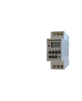 Predlžovacie káble  Digitálne spínacie hodiny na DIN lištu 3650W/230V T343