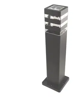 Záhradné lampy  Vonkajšia lampa SANTA 1xE27/60W/230V IP54 50 cm antracit SKU013654