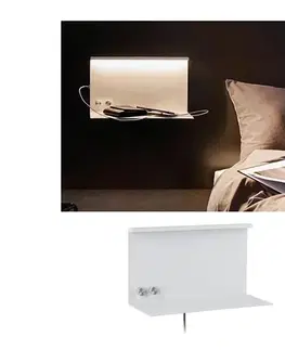 Svietidlá Paulmann 78919 - LED/4,5W Stmievateľné svietidlo s poličkou a USB + LED/1,6W 230V 78919