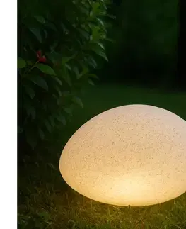 Záhradné lampy  Vonkajšie dekoratívne svietidlo LUMISTONE 1xE27/15W/230V IP65 priemer 26,5 cm LO-1.2/S