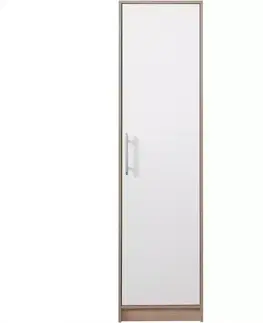 Šatníkové skrine Skriňa Smart SR5 50 cm dub sonoma/biela