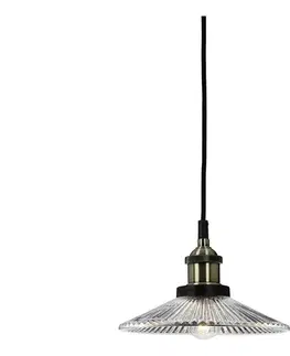 Svietidlá Cottex F1102A - Závesné svietidlo COBBLE na lanku 1xE27/40W/230V F1102A