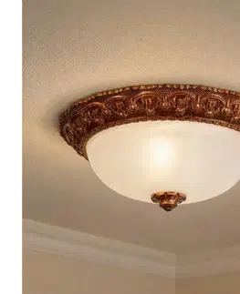 Svietidlá BRILAGI - Stropné svietidlo FRESCO 2xE27/40W/230V priemer 30 cm zlaté BRSX6096/2C/M