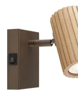 Svietidlá Brilliant - Nástenné bodové svietidlo LAKEWOOD 1xGU10/10W/230V hnedá 10090/20