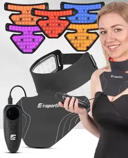 Lampy pre svetelnú terapiu Infračervená LED maska na krk a dekolt inSPORTline Rademis 2500 mAh