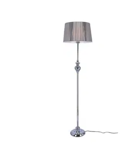 Lampy  Stojacia lampa GILLENIA 1xE27/60W/230V strieborná 51-11947