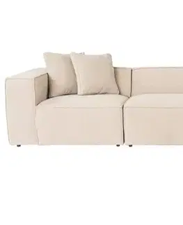 Pohovky a gauče Trojmiestna pohovka Lora 3 Seater - Peach
